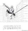 lamina para imprimir y colorear Spiderman - Hombre Ara&ntilde;a